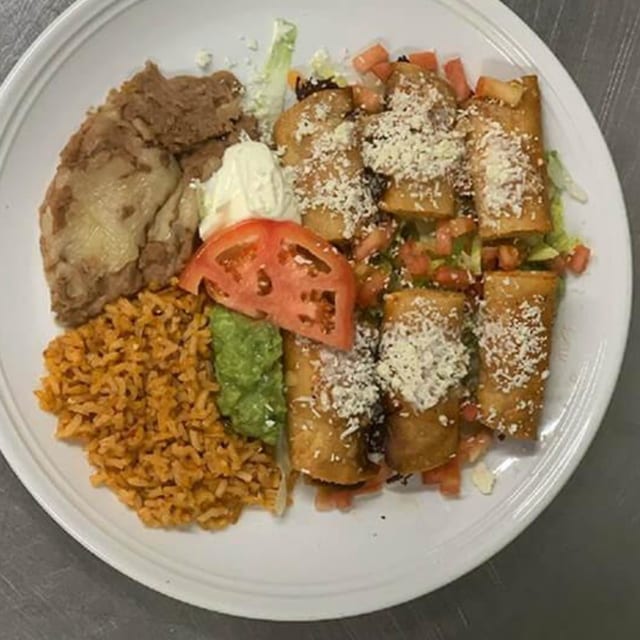 Chicken Flautas.