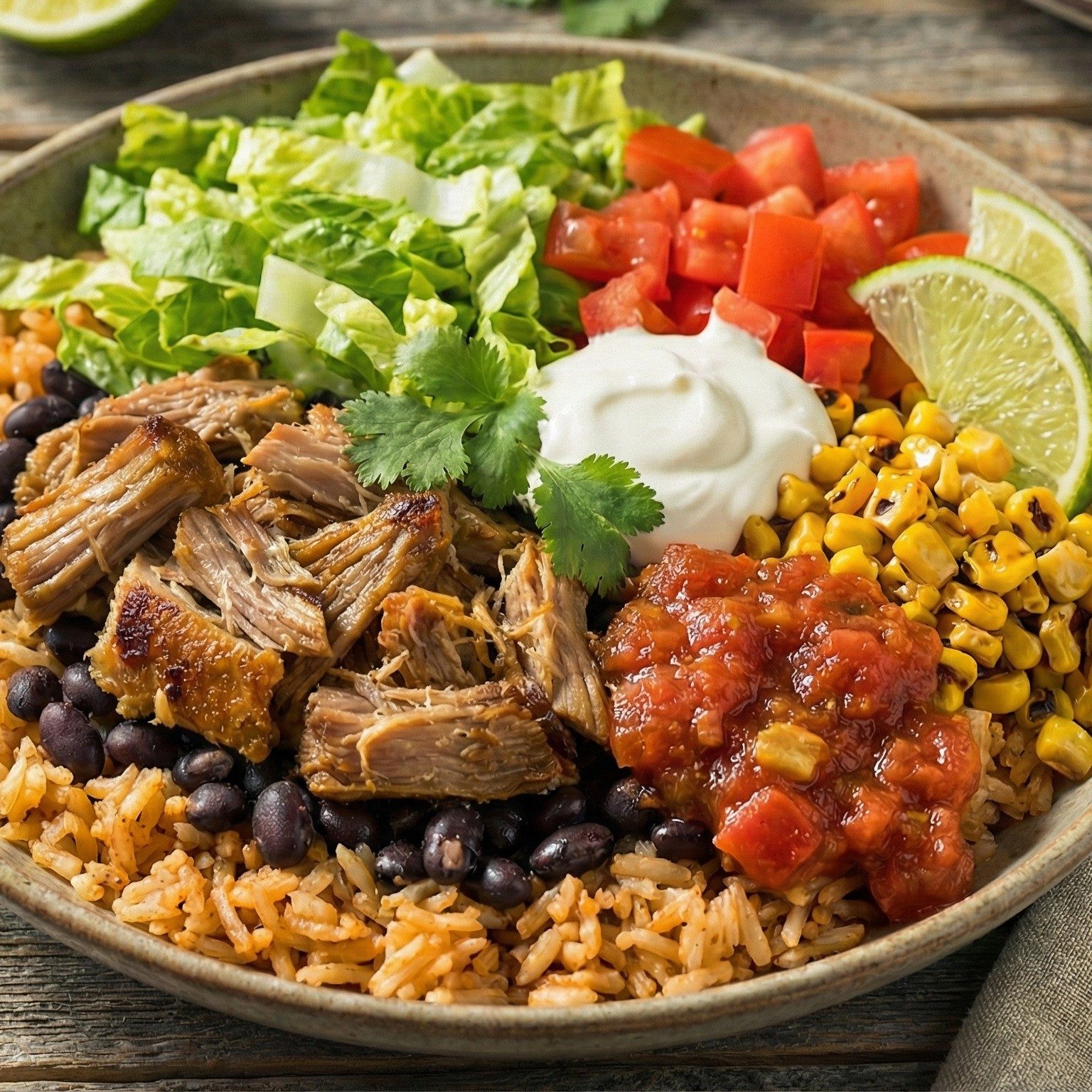 Pork Carnitas Bowl.